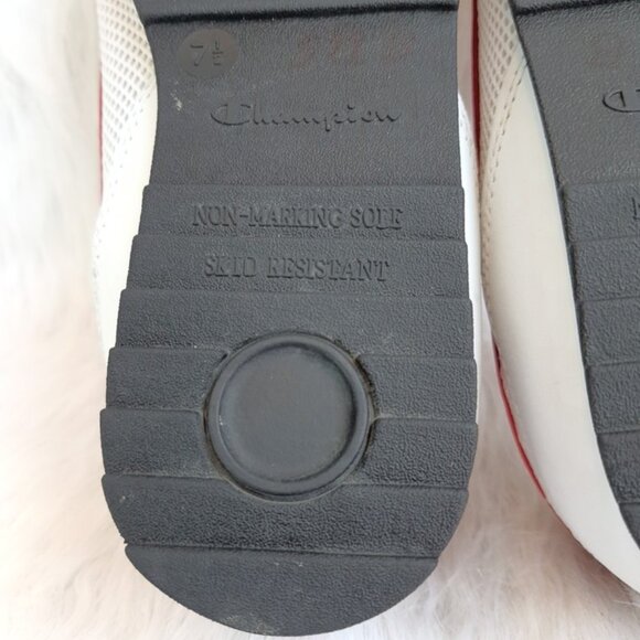 Champion Walking / Running Shoes White/red Vintage - Picture 13 of 16